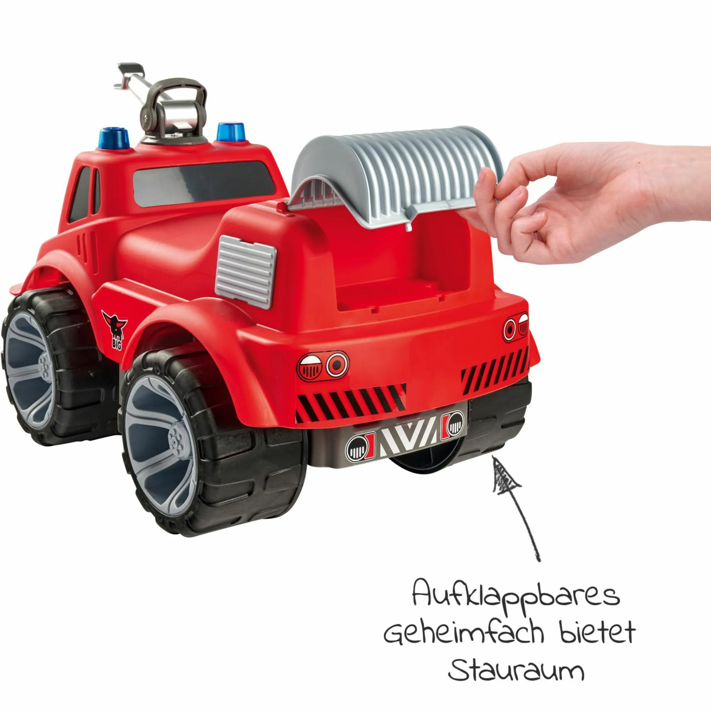 Power Worker Maxi Feuerwehr - Rot