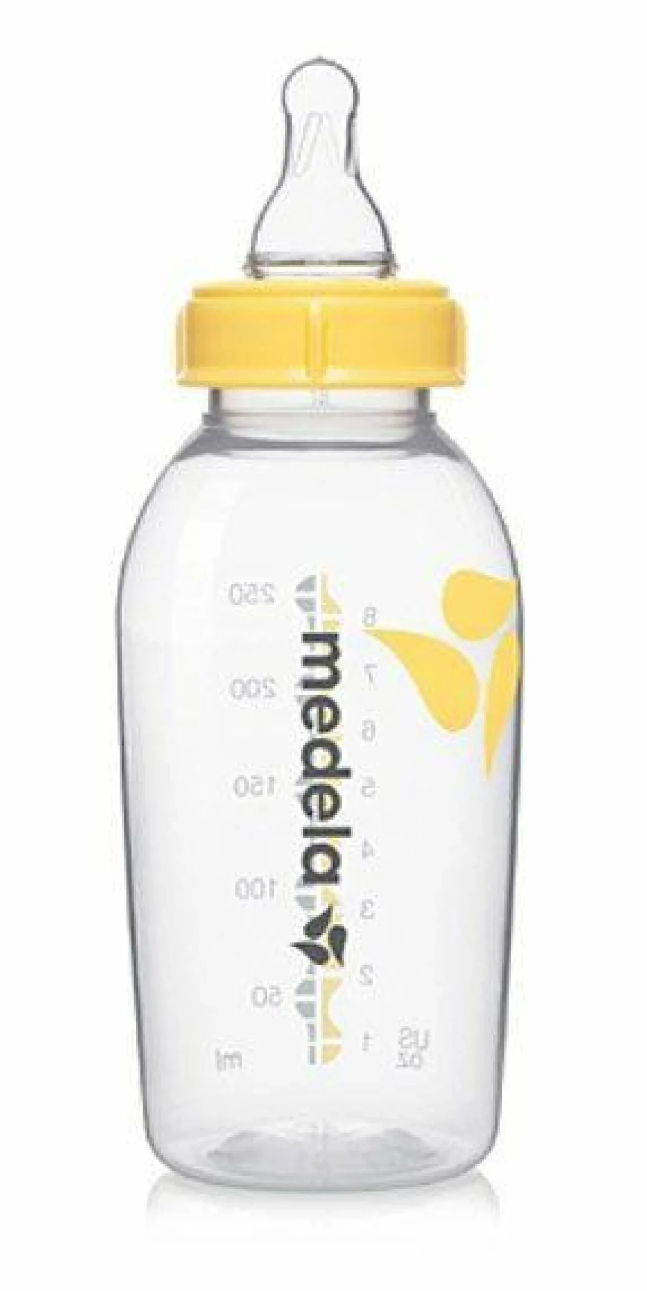 PP-Flasche 250 ml - Silikon Gr. 2