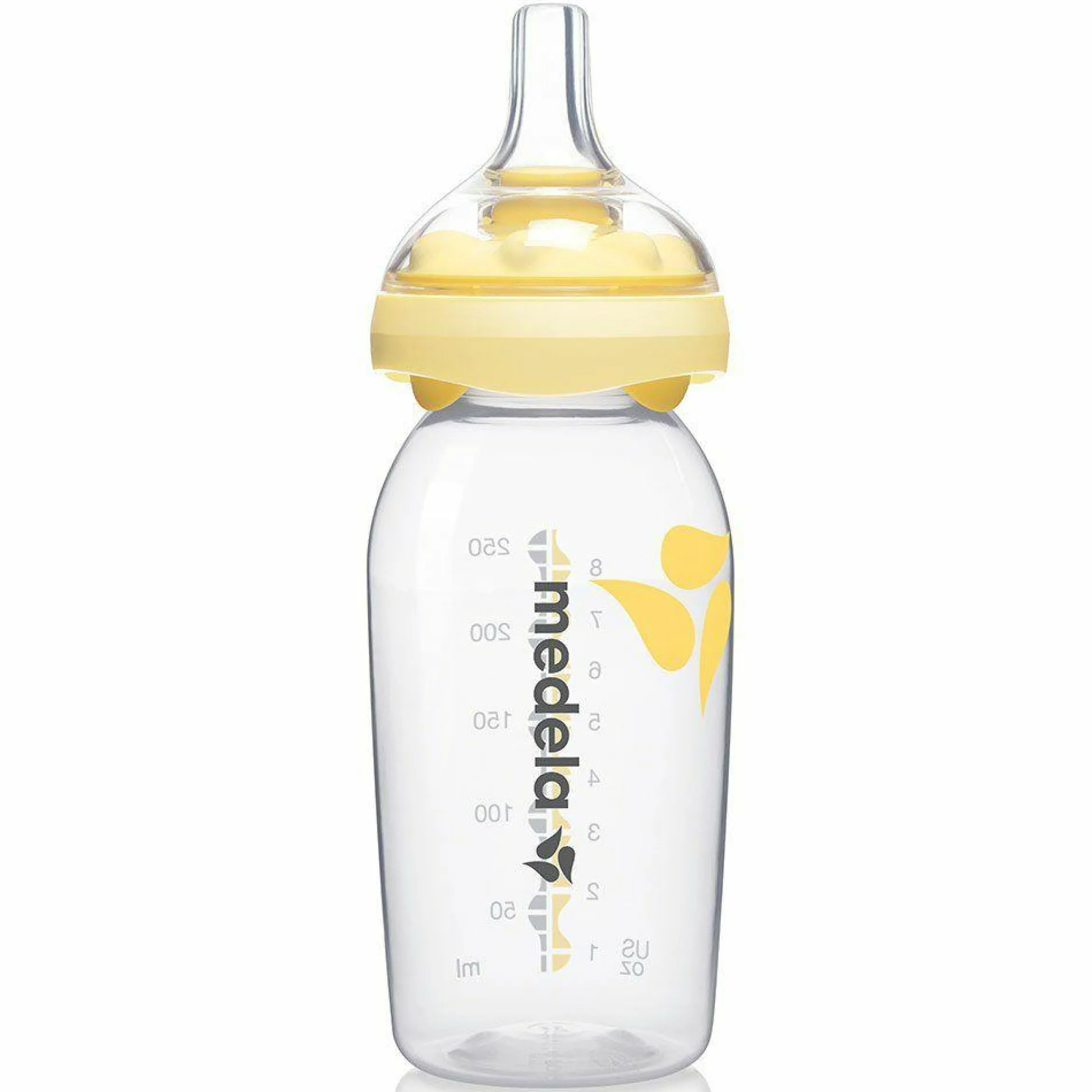 PP-Flasche 250 ml mit Muttermilchsauger Calma