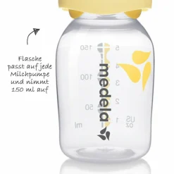 PP-Flasche 150 ml mit Muttermilchsauger Calma
