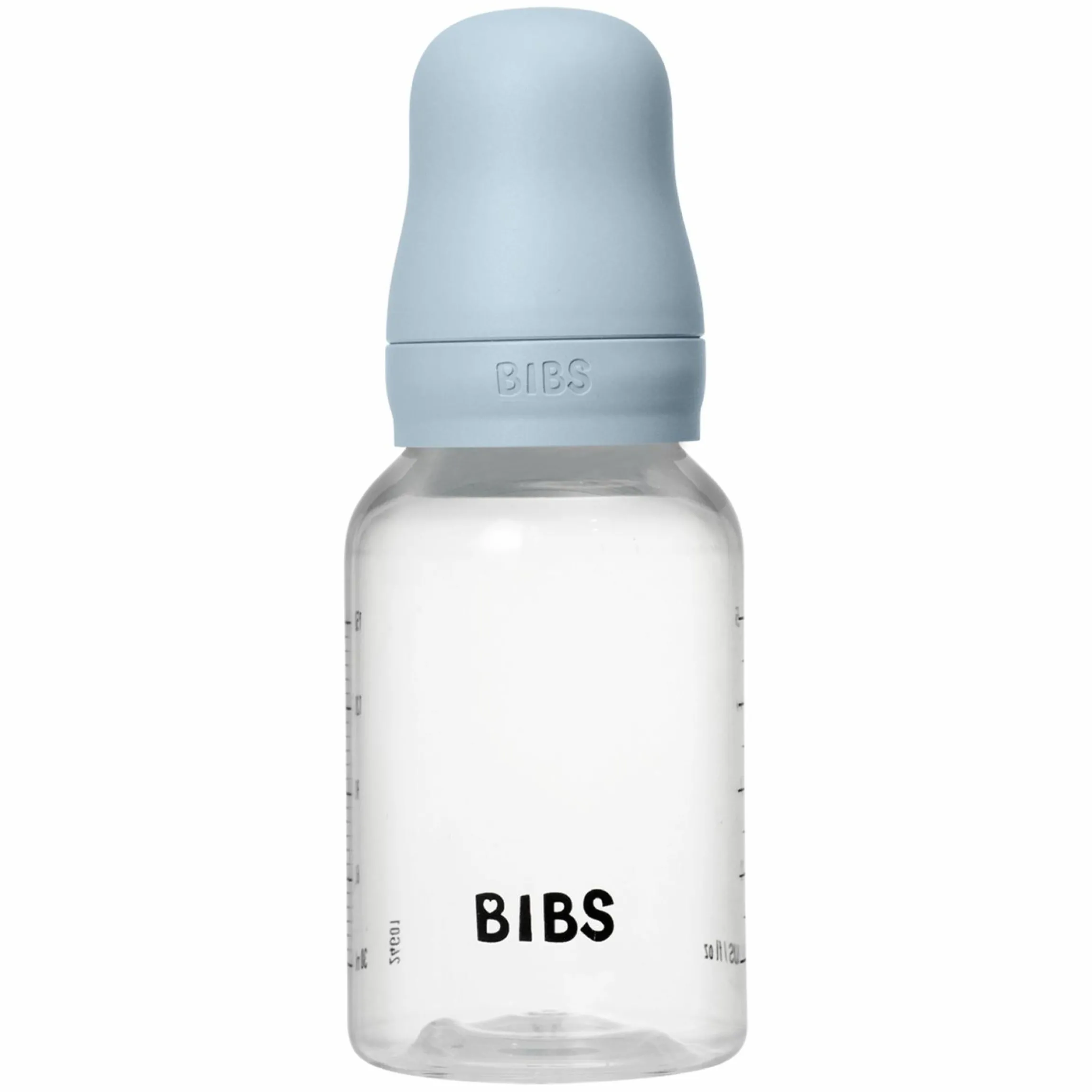 PP-Flasche Baby Bottle Round 150 ml + Silikon Trinksauger langsamer Nahrungsfluss - Baby Blue