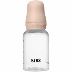 PP-Flasche Baby Bottle Round 150 ml + Silikon Trinksauger langsamer Nahrungsfluss - Blush