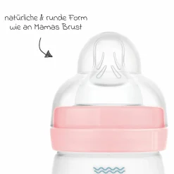 PP-Flasche Easy Start Anti-Colic 160 ml - Delfin - Rosa
