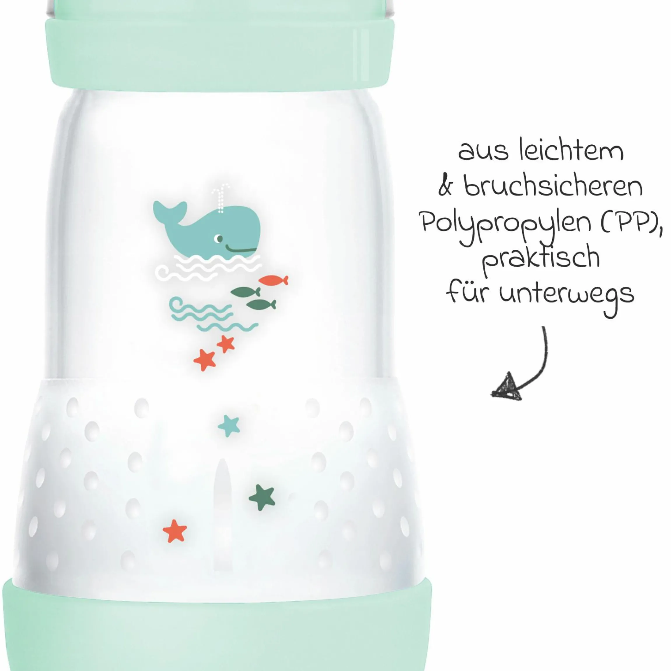 PP-Flasche Easy Start Anti-Colic 260 ml - Wal - Mint