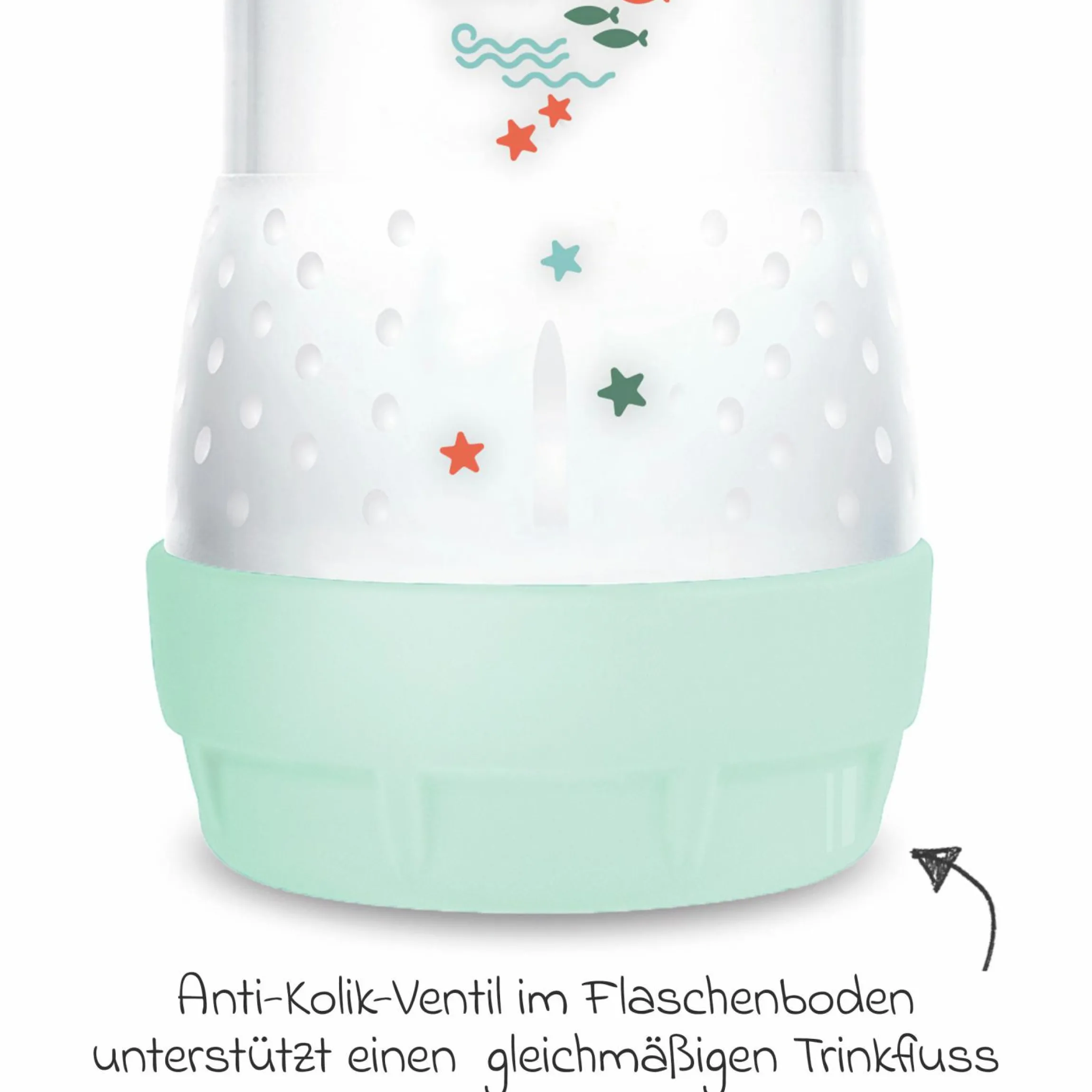 PP-Flasche Easy Start Anti-Colic 260 ml - Wal - Mint