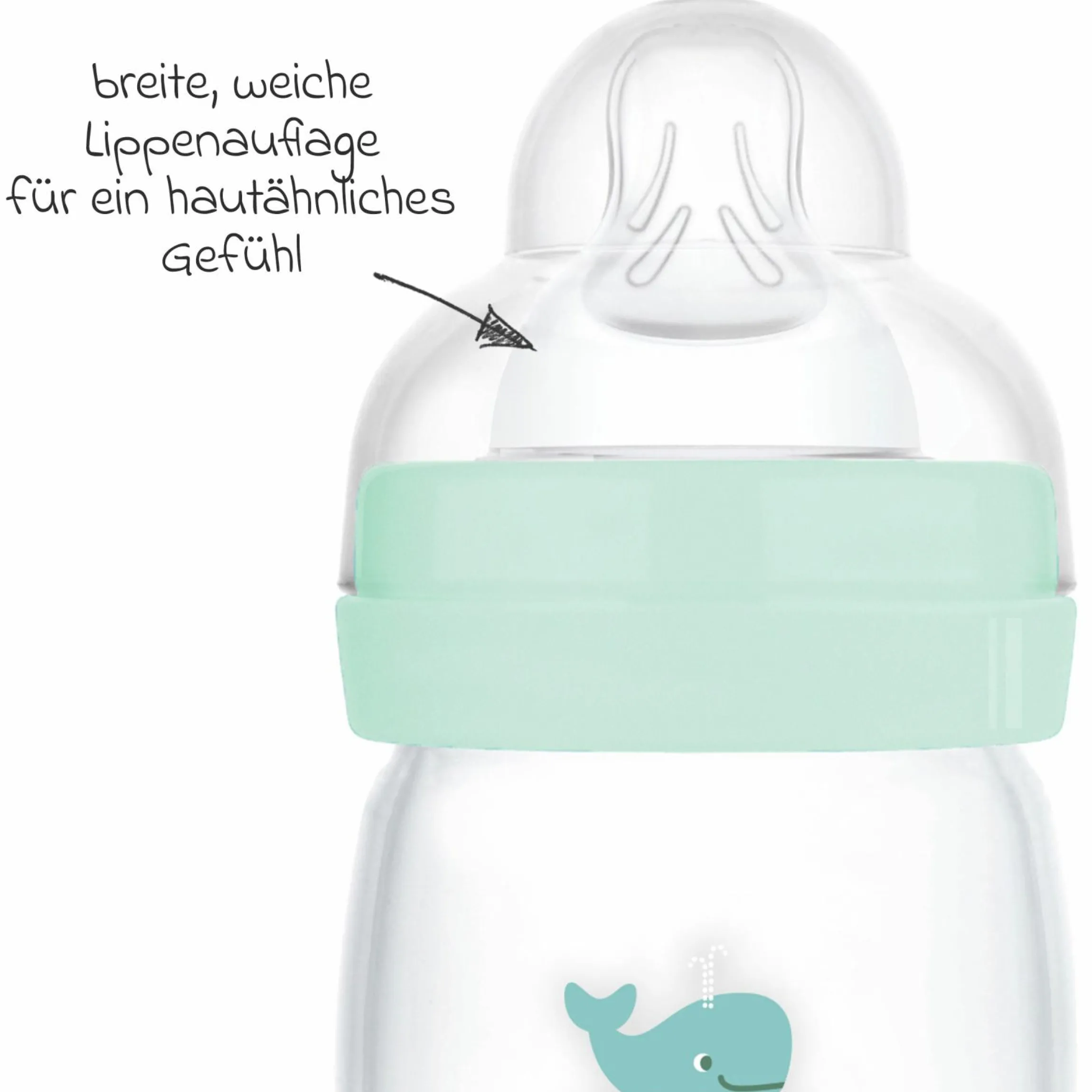 PP-Flasche Easy Start Anti-Colic 260 ml - Wal - Mint
