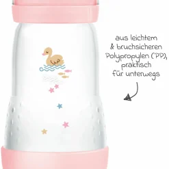 PP-Flasche Easy Start Anti-Colic 260 ml - Ente - Rosa