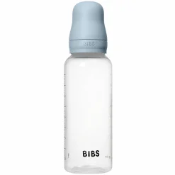 PP-Flasche 2er Pack Baby Bottle Round 270 ml + Latex-Trinksauger - Baby Blue
