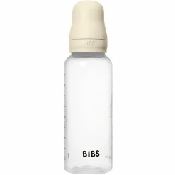 PP-Flasche 2er Pack Baby Bottle Round 270 ml + Latex-Trinksauger - Ivory