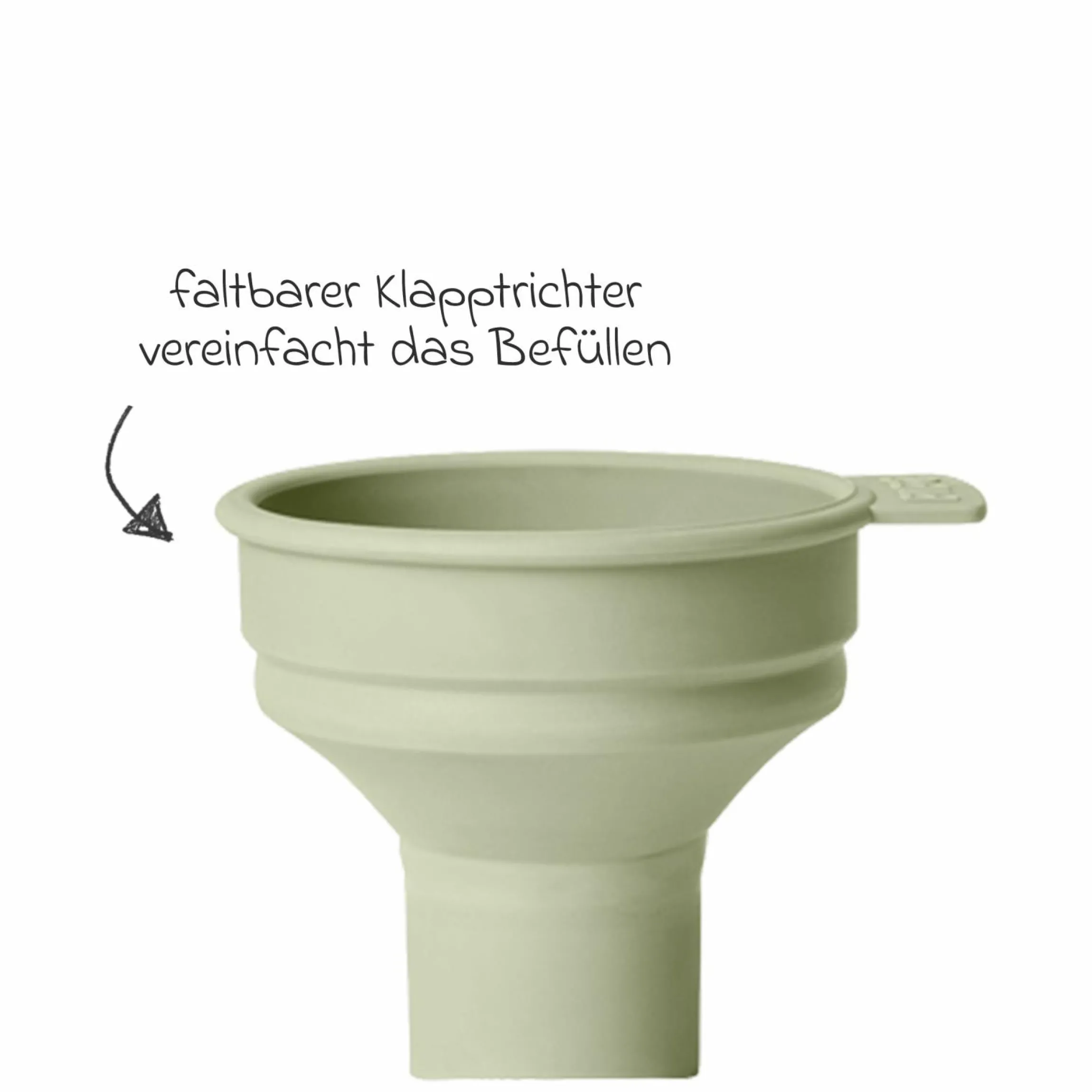 PP-Flasche 2er Pack Baby Bottle Round 150 ml + Silikon-Trinksauger - Sage