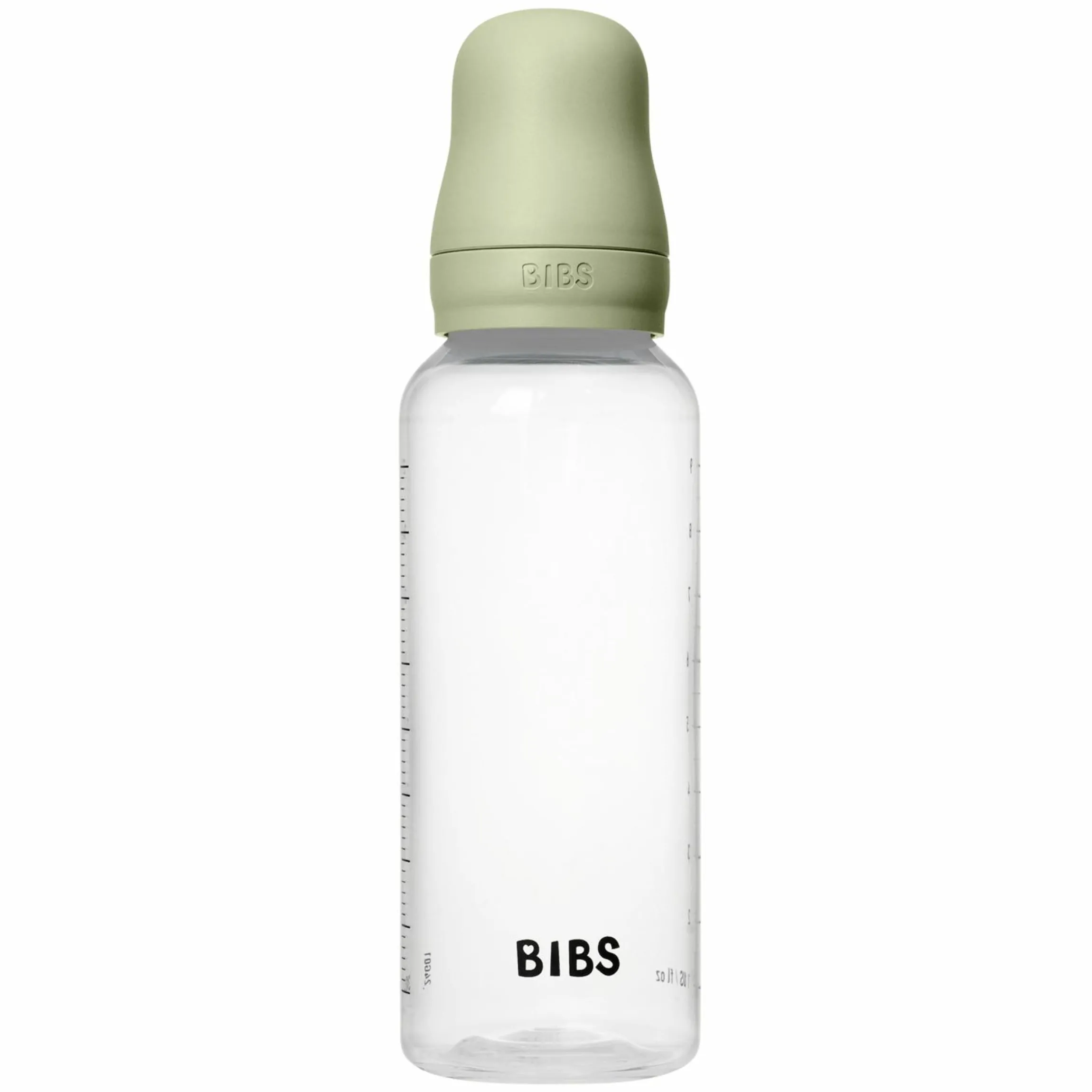 PP-Flasche 2er Pack Baby Bottle Round 270 ml + Latex-Trinksauger - Sage