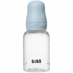 PP-Flasche 2er Pack Baby Bottle Round 150 ml + Silikon-Trinksauger - Baby Blue
