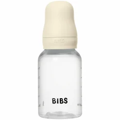PP-Flasche 2er Pack Baby Bottle Round 150 ml + Silikon-Trinksauger - Ivory