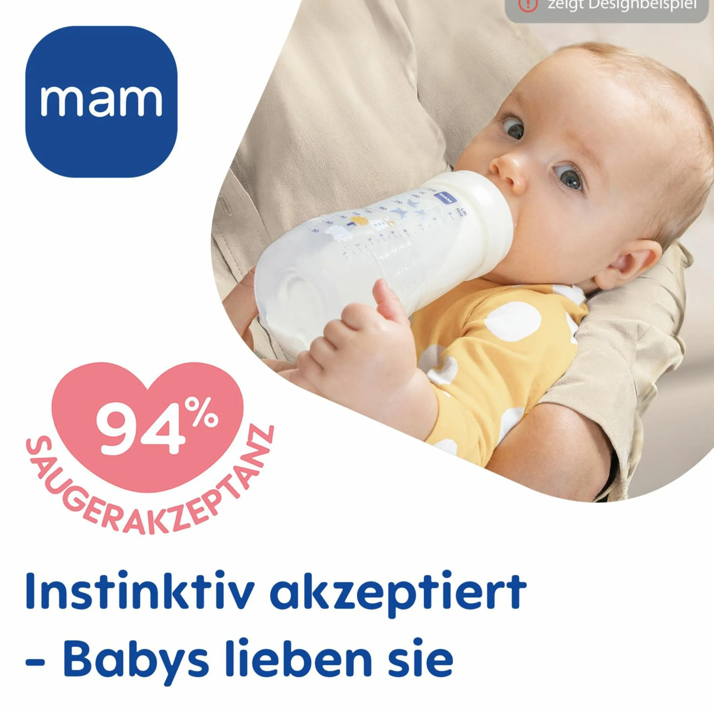 PP-Flasche 2er Pack Easy Active Baby Bottle 270 ml - Silikon Gr. 1 - Katze & Schmetterling