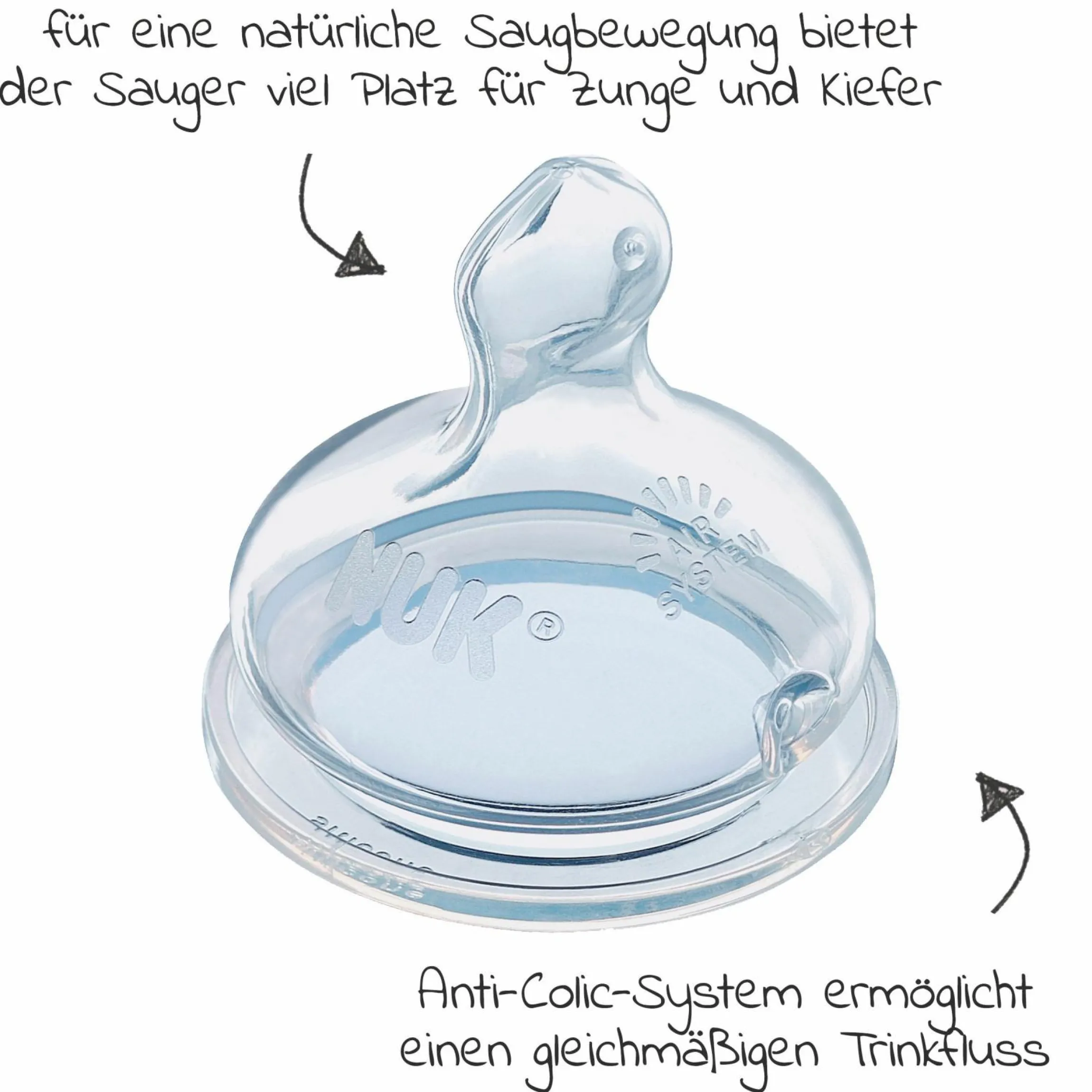 PP-Flasche 3er Pack First Choice Plus 300 ml + Silikon-Sauger Gr. M - Temperature Control - Rosa