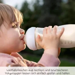 PP-Flasche 2er Pack Natural Response 330ml + Silikon-Sauger 3M+