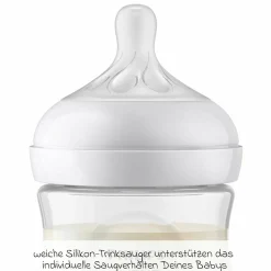 PP-Flasche 2er Pack Natural Response 125ml + Silikon-Sauger 0M+