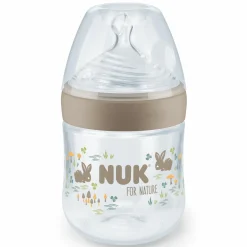 PP-Flasche for Nature 150 ml + Silikon-Sauger Gr. S - Beige