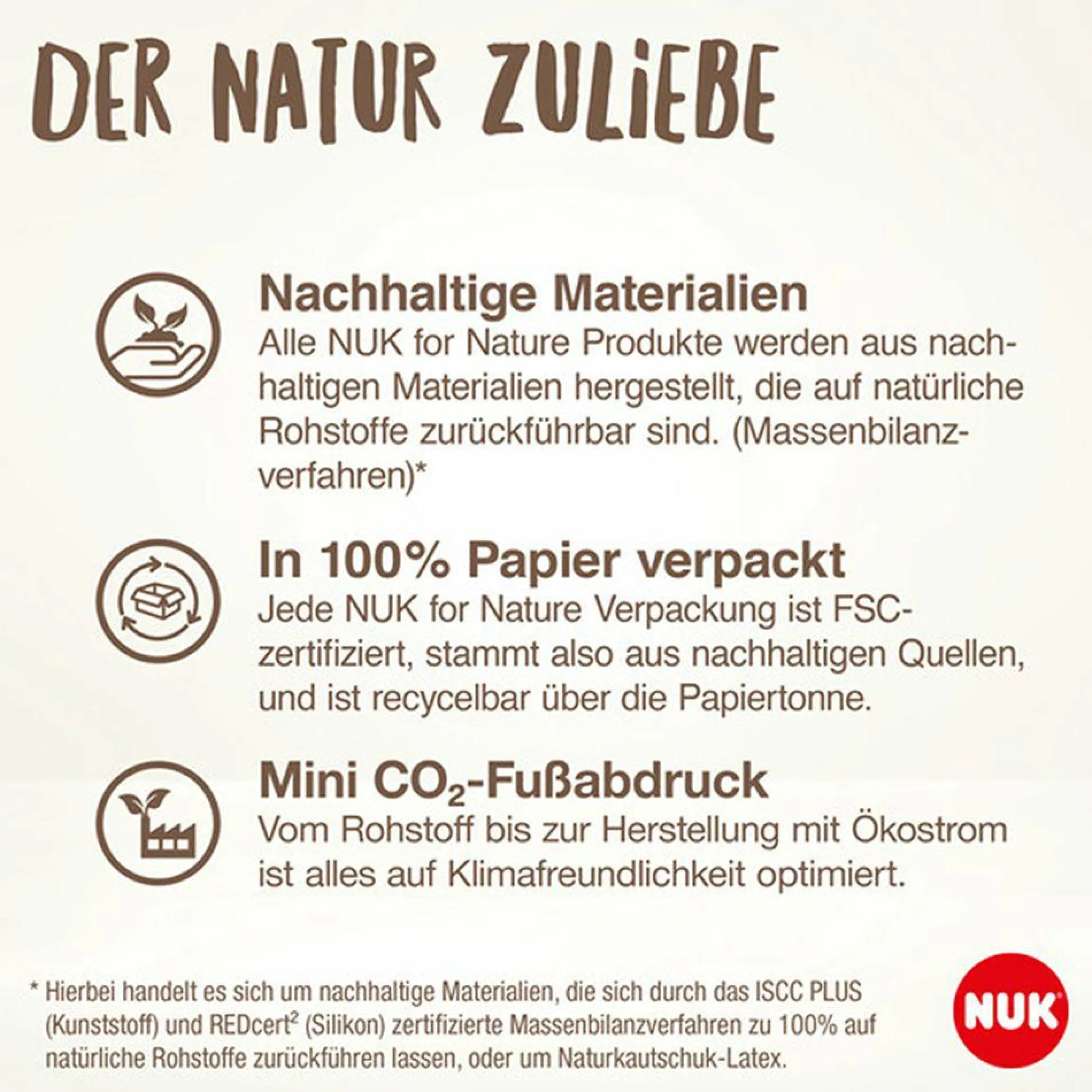 PP-Flasche for Nature 150 ml + Silikon-Sauger Gr. S - Beige