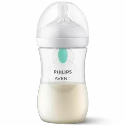PP-Flasche Natural Response 260ml mit AirFree Ventil + Silikon-Sauger 1M+