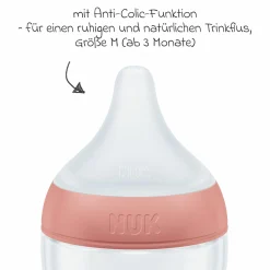 PP-Flasche Perfect Match 260 ml + Silikon-Sauger Gr. M - Disney Minnie Mouse - Rot