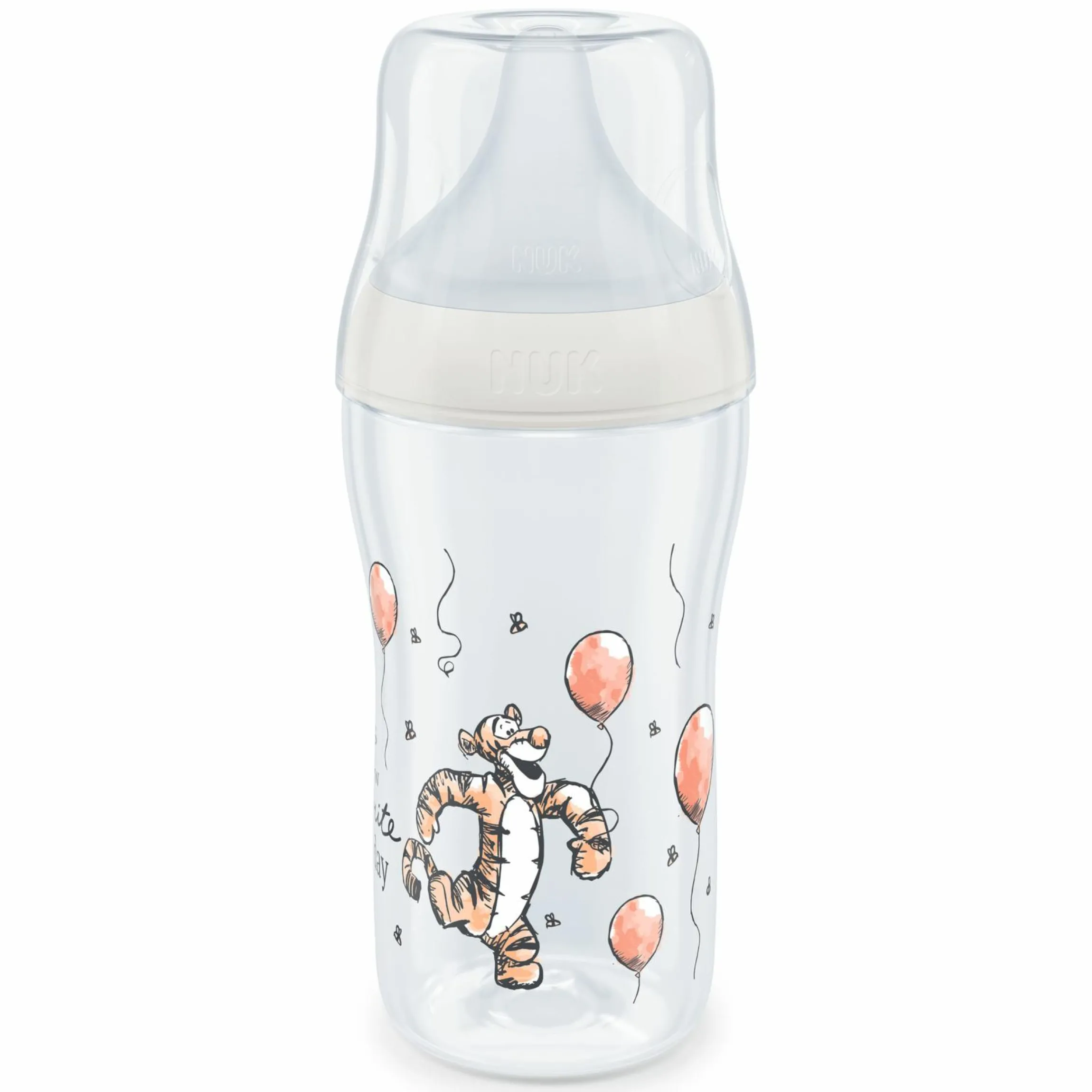 PP-Flasche Perfect Match 260 ml + Silikon-Sauger Gr. M - Disney Winnie Pooh - Weiß