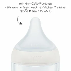 PP-Flasche Perfect Match 260 ml + Silikon-Sauger Gr. M - Disney Winnie Pooh - Weiß