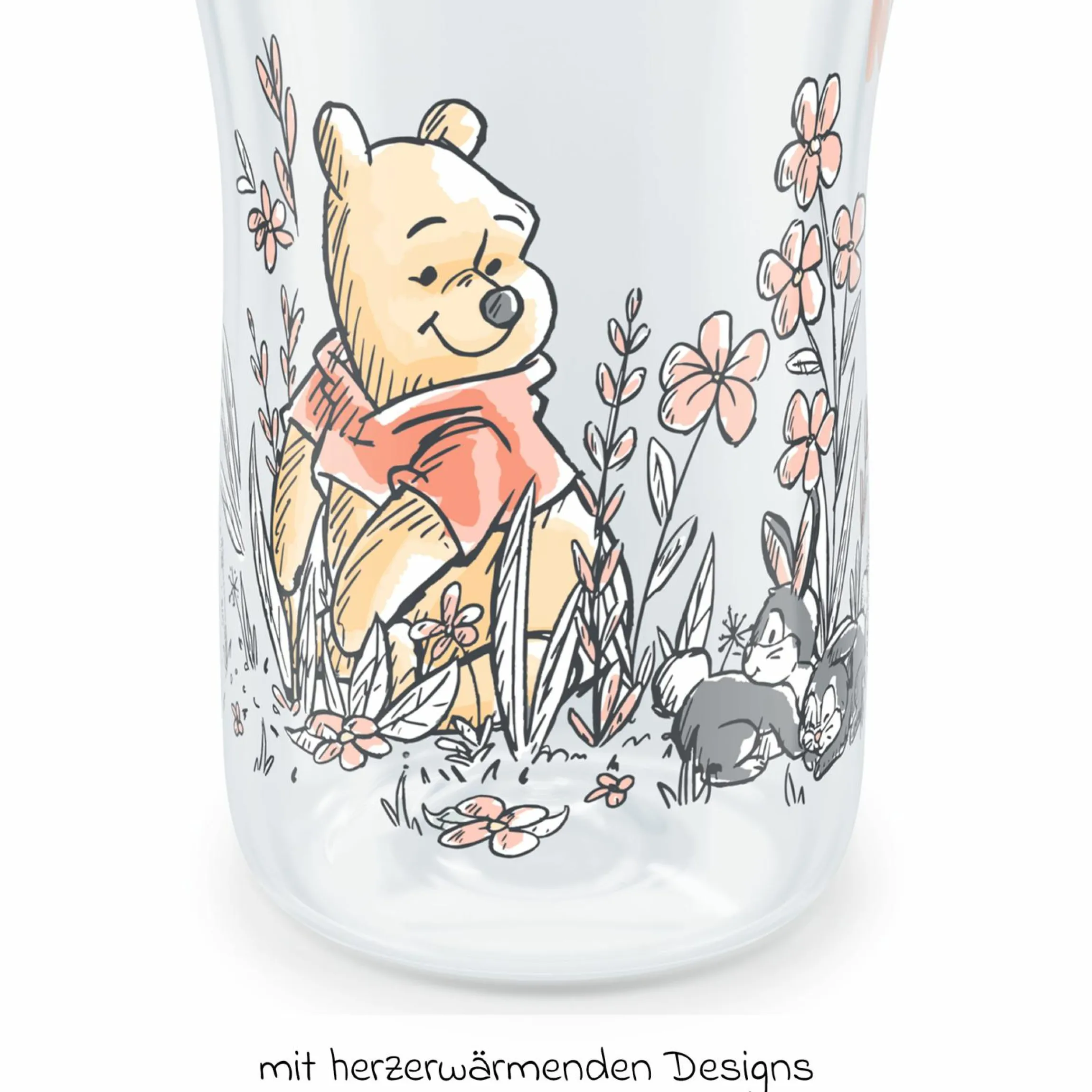 PP-Flasche Perfect Match 260 ml + Silikon-Sauger Gr. M - Disney Winnie Pooh - Grün