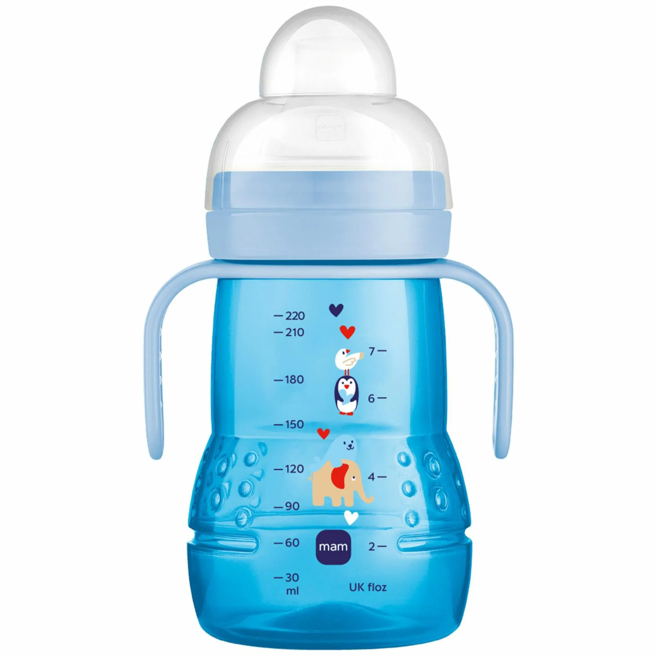 PP-Flasche Trainer + 220 ml - Blau