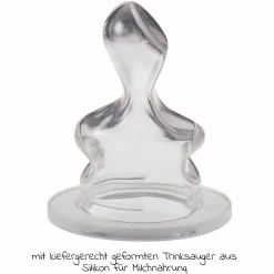 PP-Flasche Trendy 250 ml - Silikon Gr. 1 M - Blau