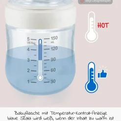 PP-Trinklernflasche for Nature 150 ml + Silikon-Trinktülle - Grün