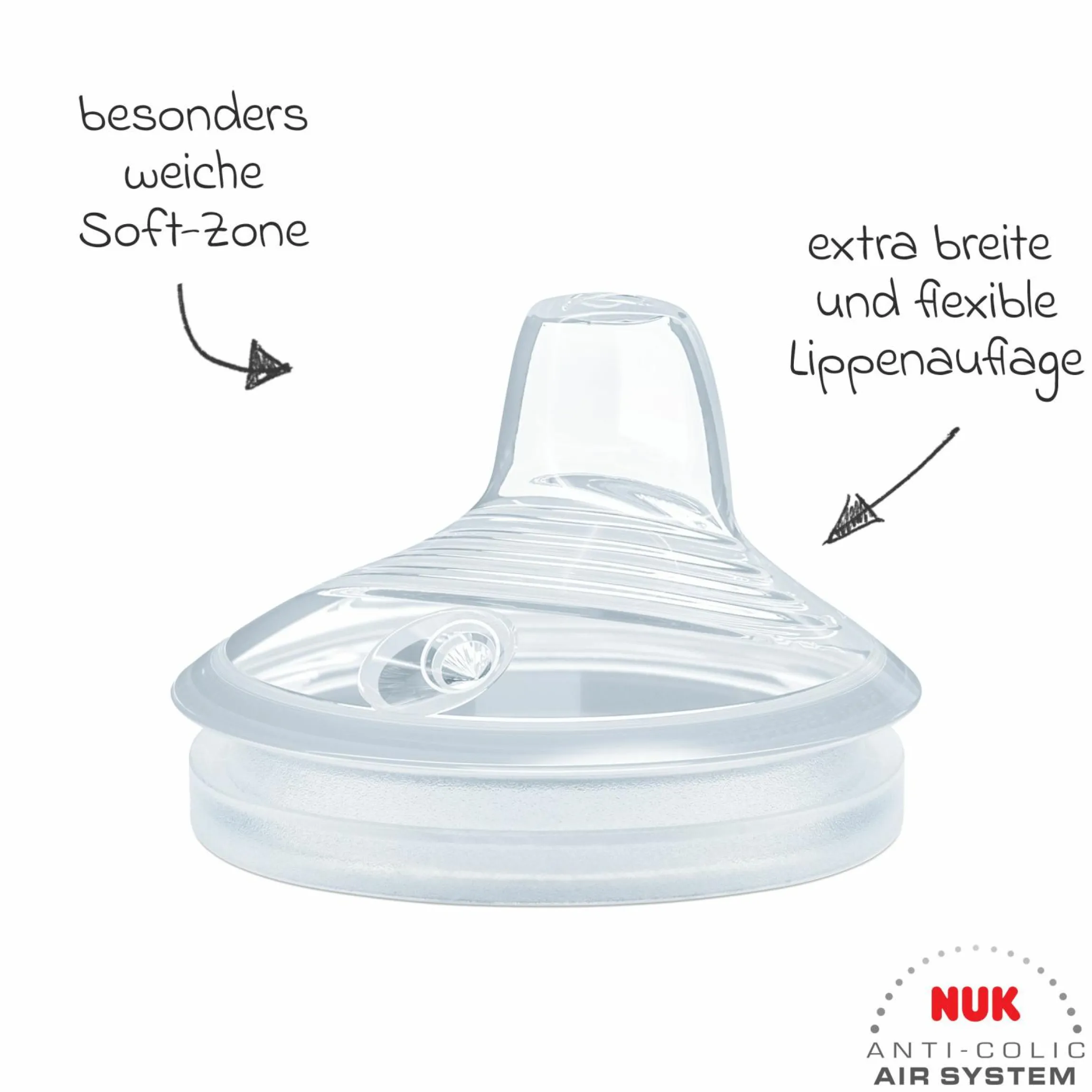 PP-Trinklernflasche for Nature 150 ml + Silikon-Trinktülle - Grün
