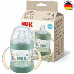 PP-Trinklernflasche for Nature 150 ml + Silikon-Trinktülle - Grün