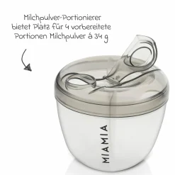 Premium Glas-Flaschen-Set Natural 11-tlg. - 6 Babyflaschen + Flaschenbürste + Milchpulverportionierer + 3 Spucktücher
