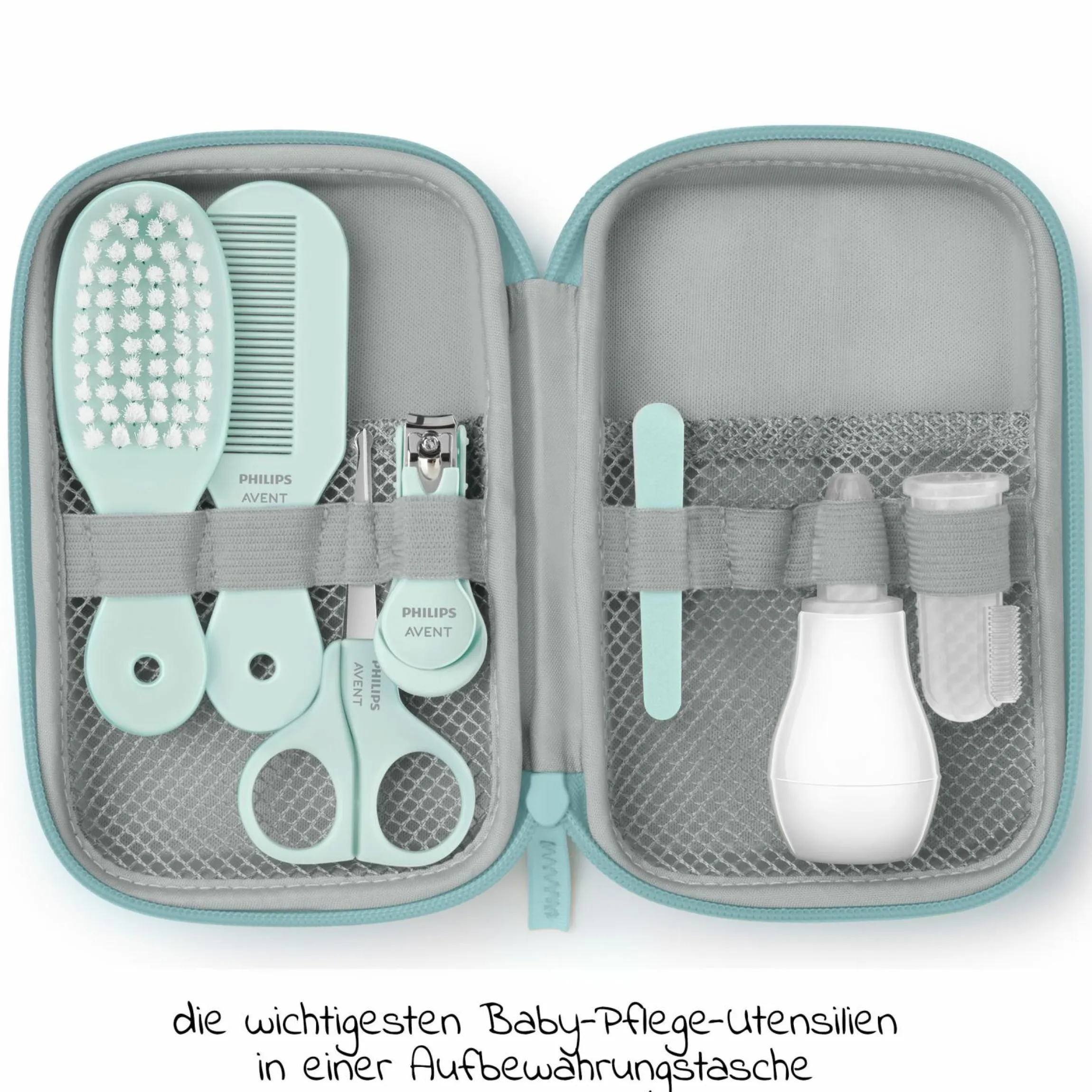 Premium Pflege Set 14-tlg. Badethermometer + Gesundheitsset + Kapuzenbadetuch + 2 Waschhandschuhe