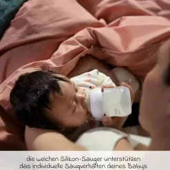 Premium PP-Flaschen-Set Natural 11-tlg. - 6 Babyflaschen + Flaschenbürste + Milchpulverportionierer + 3 Spucktücher