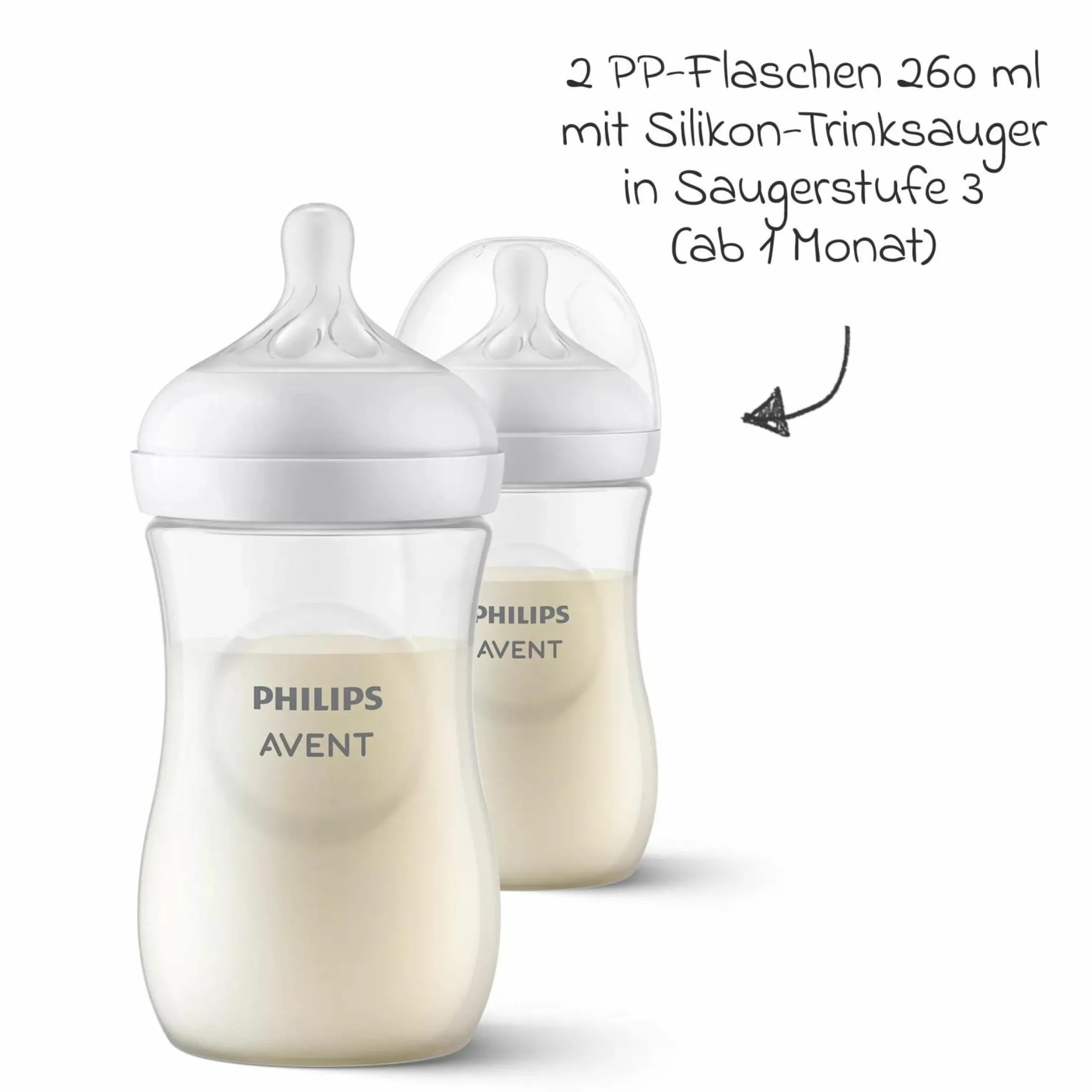 Premium Still-Set Deluxe 80-tlg. - elektr. Milchpumpe + 5 PP-Flaschen + 5 Mehrwegbecher + 5 Muttermilchbeutel + 62 Stilleinlagen + 3 Mulltücher