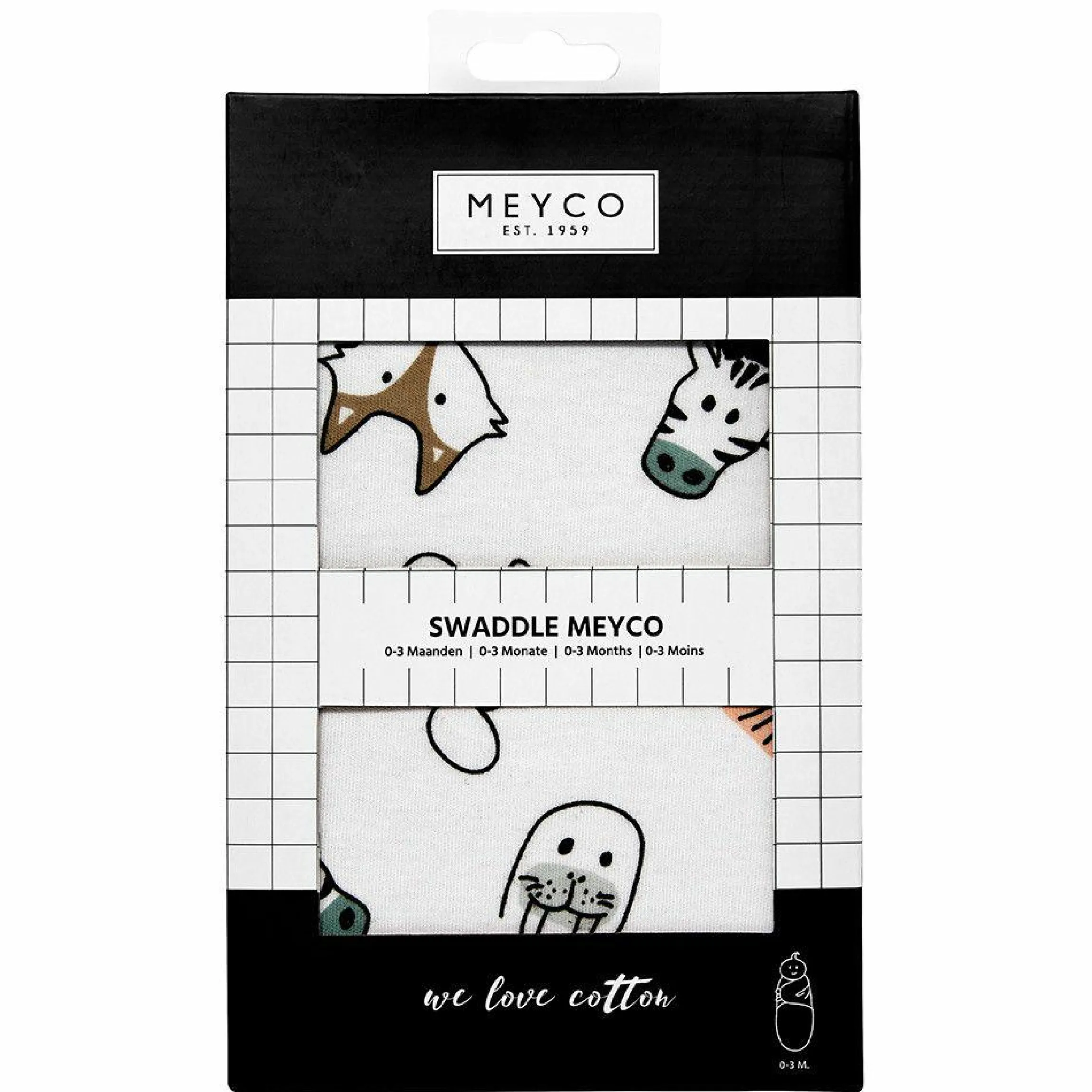 Pucksack - Animals - Gr. 0 - 3 Monate