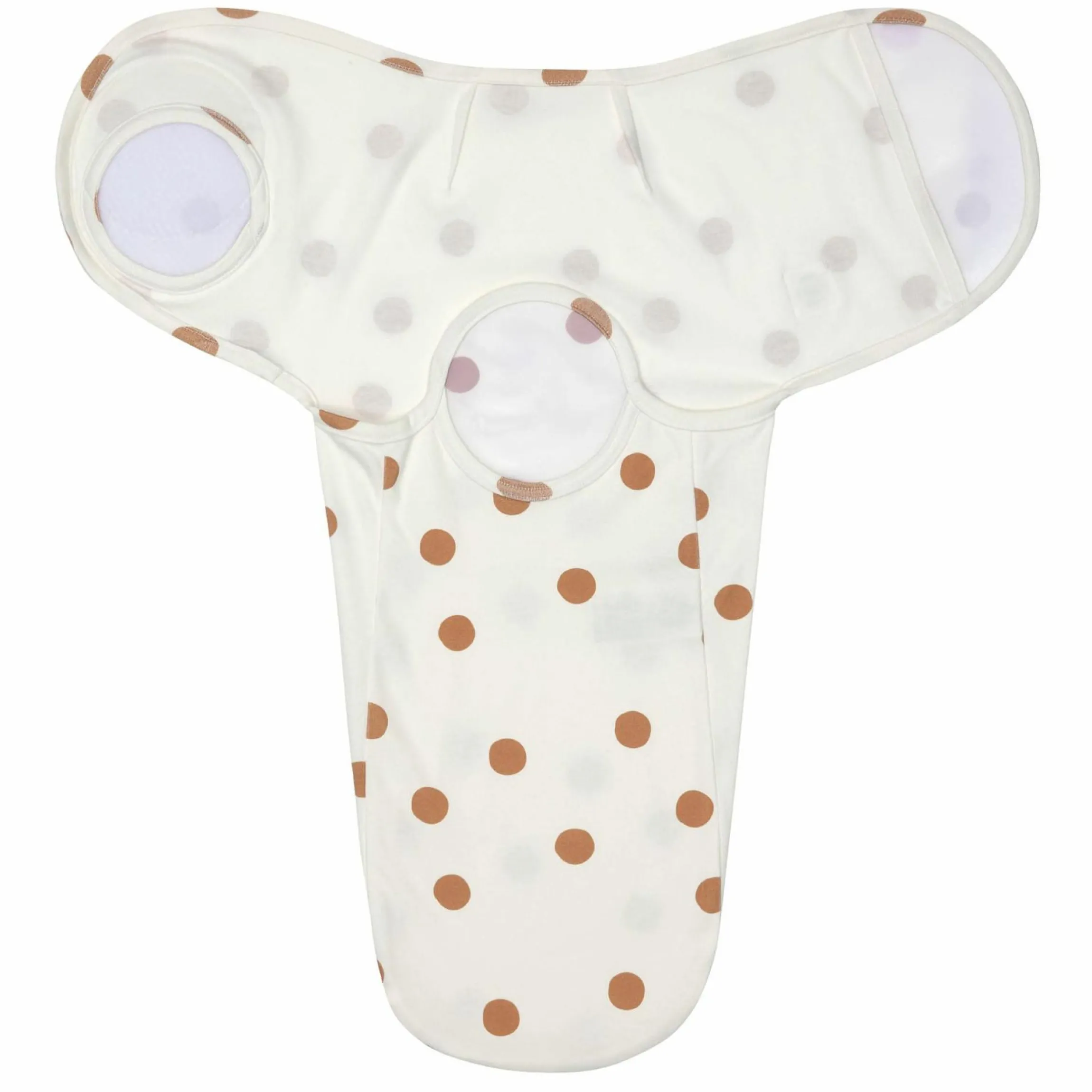 Pucksack Cozy Swaddle Bag GOTS - Big Dots - Milky
