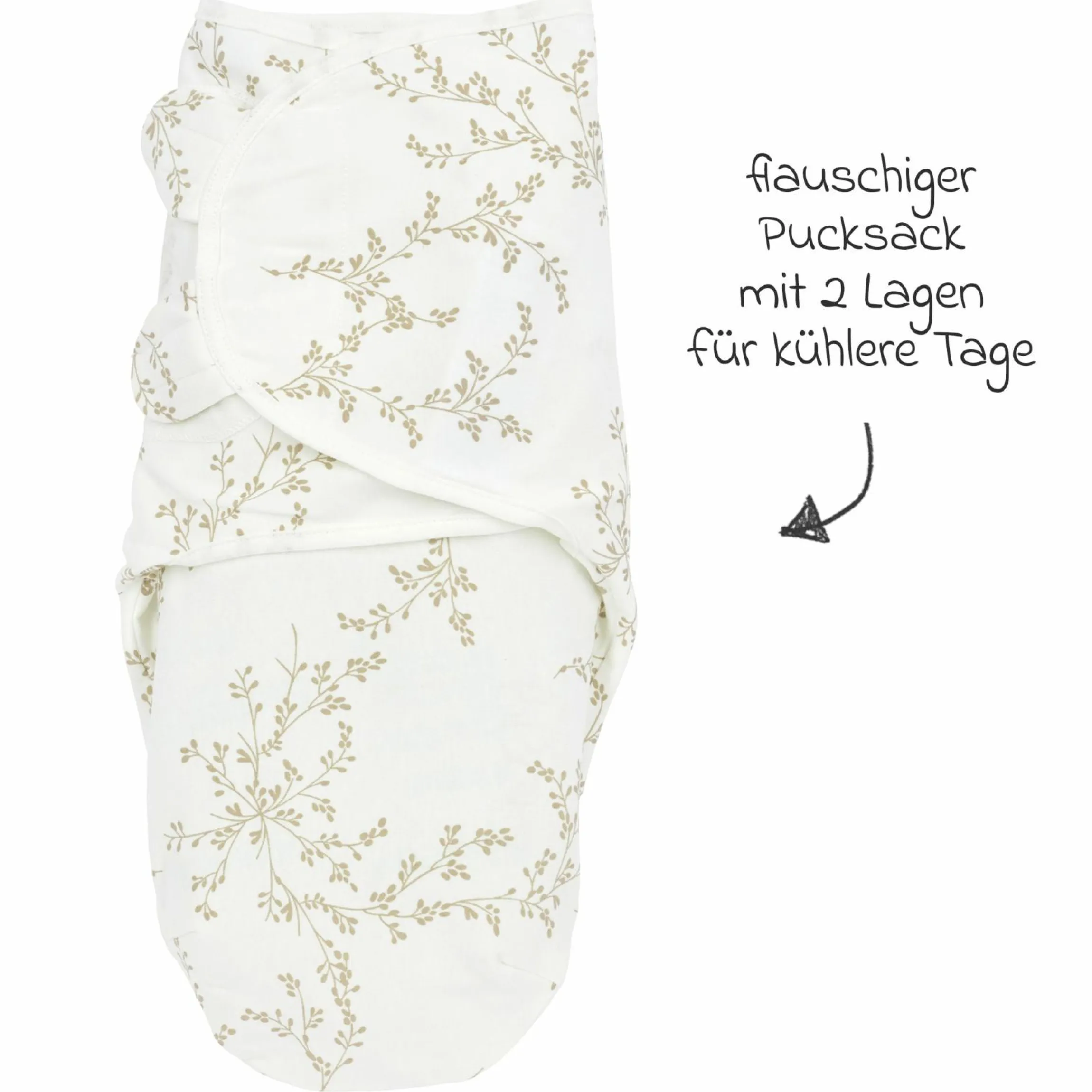 Pucksack 2-lagig - Branches - Gr. 0 - 3 Monate