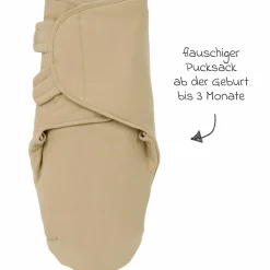 Pucksack wattiert - Sand - Gr. 0-3 Monate