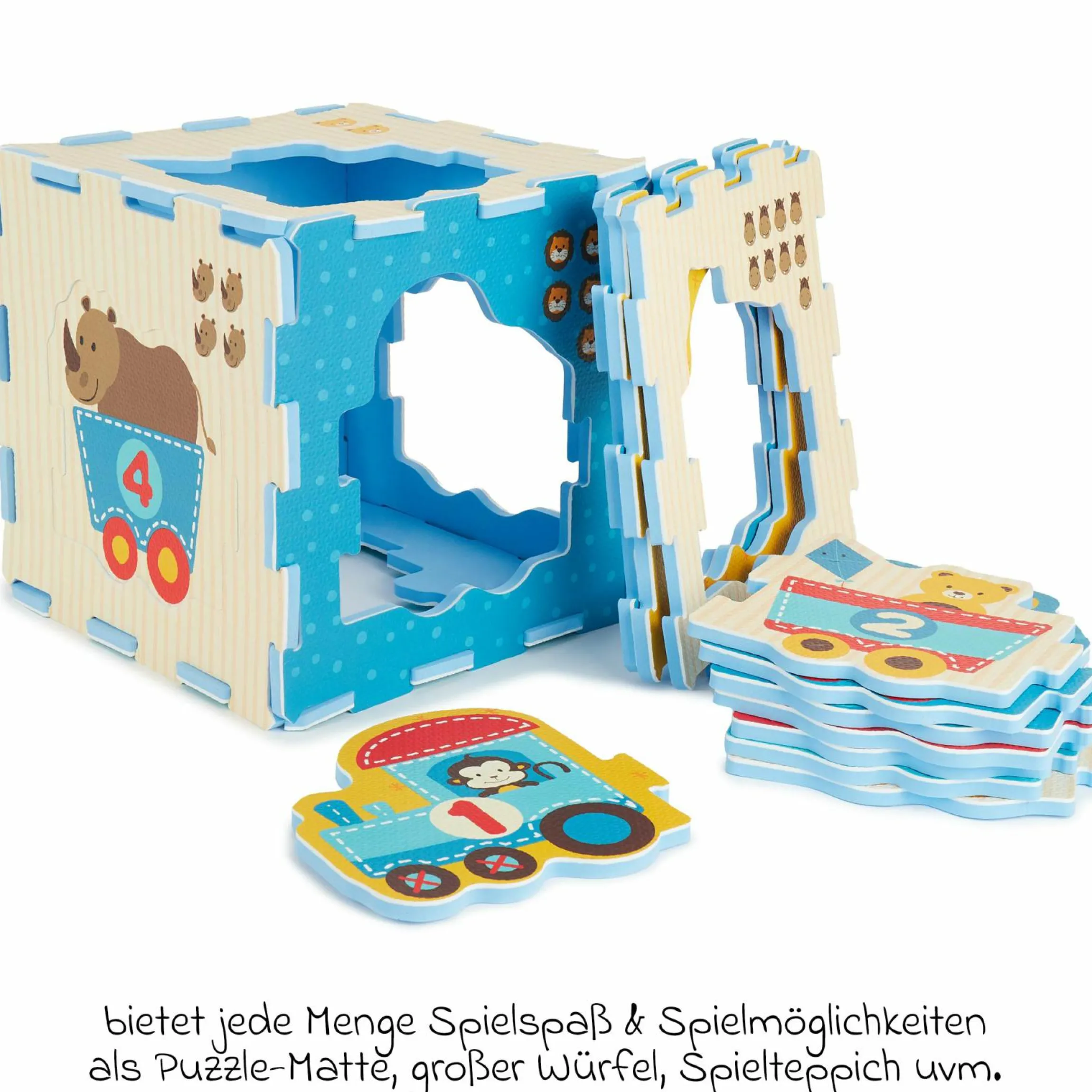 Puzzlematte 18-tlg. - Tierzug