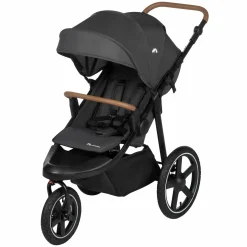 3-Rad Buggy & Sportwagen Cloudy bis 22 kg mit Lufträder, Knickschieber & Liegeposition - Mineral Graphite - Kollektion 2025
