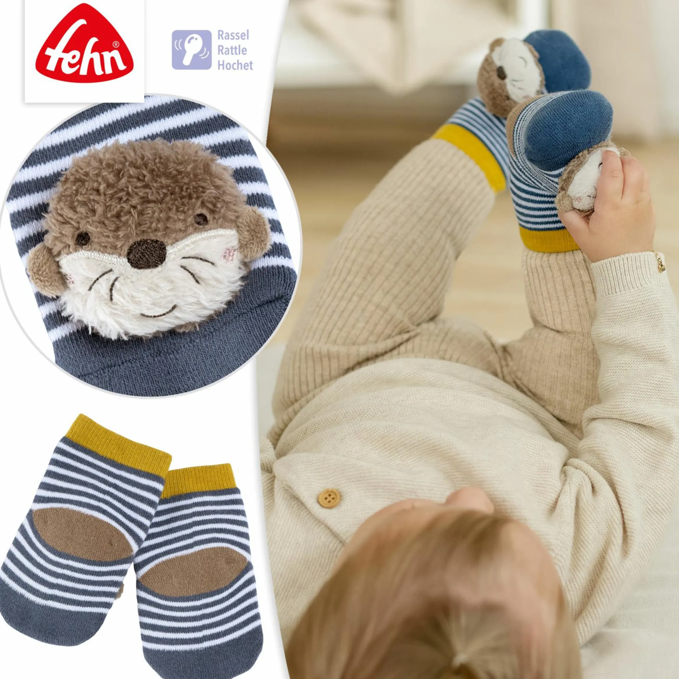 Rassel-Söckchen - Otter