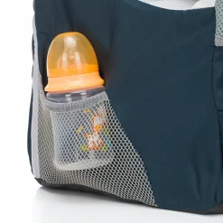 Rückentrage für Baby und Kleinkind mit Sonnenschutz und Zubehör - Blau