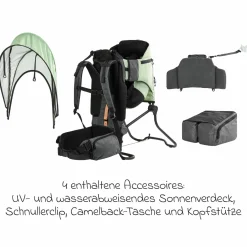Rückentrage Moov & Hike - Green