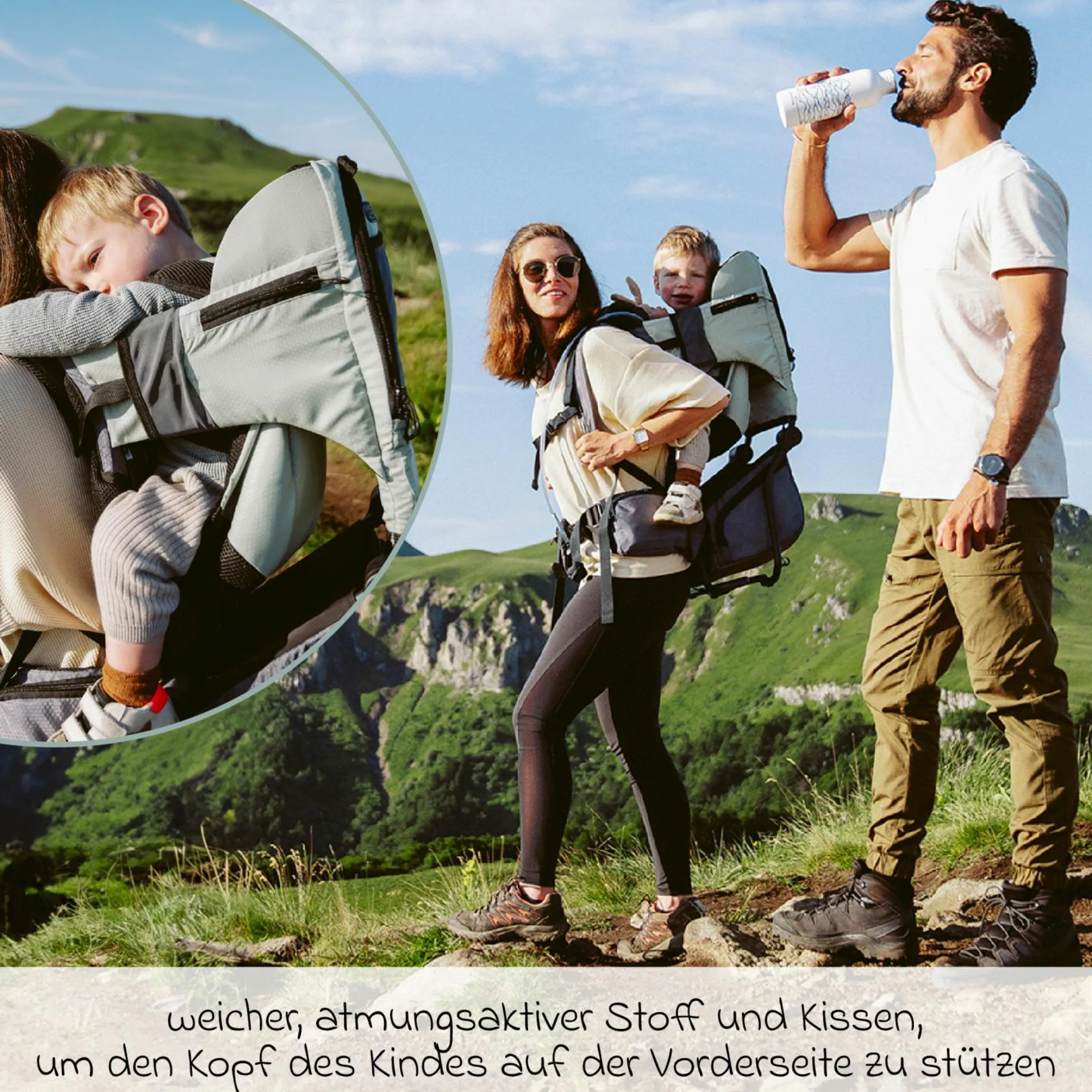 Rückentrage Moov & Hike - Green