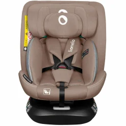 Reboarder-Kindersitz Bastian One i-Size drehbar ab Geburt -12 Jahre (40 cm - 150 cm) mit Sitzverkleinerer inkl. Isofix-Basis& Top Tether-Gurt - Beige Sand