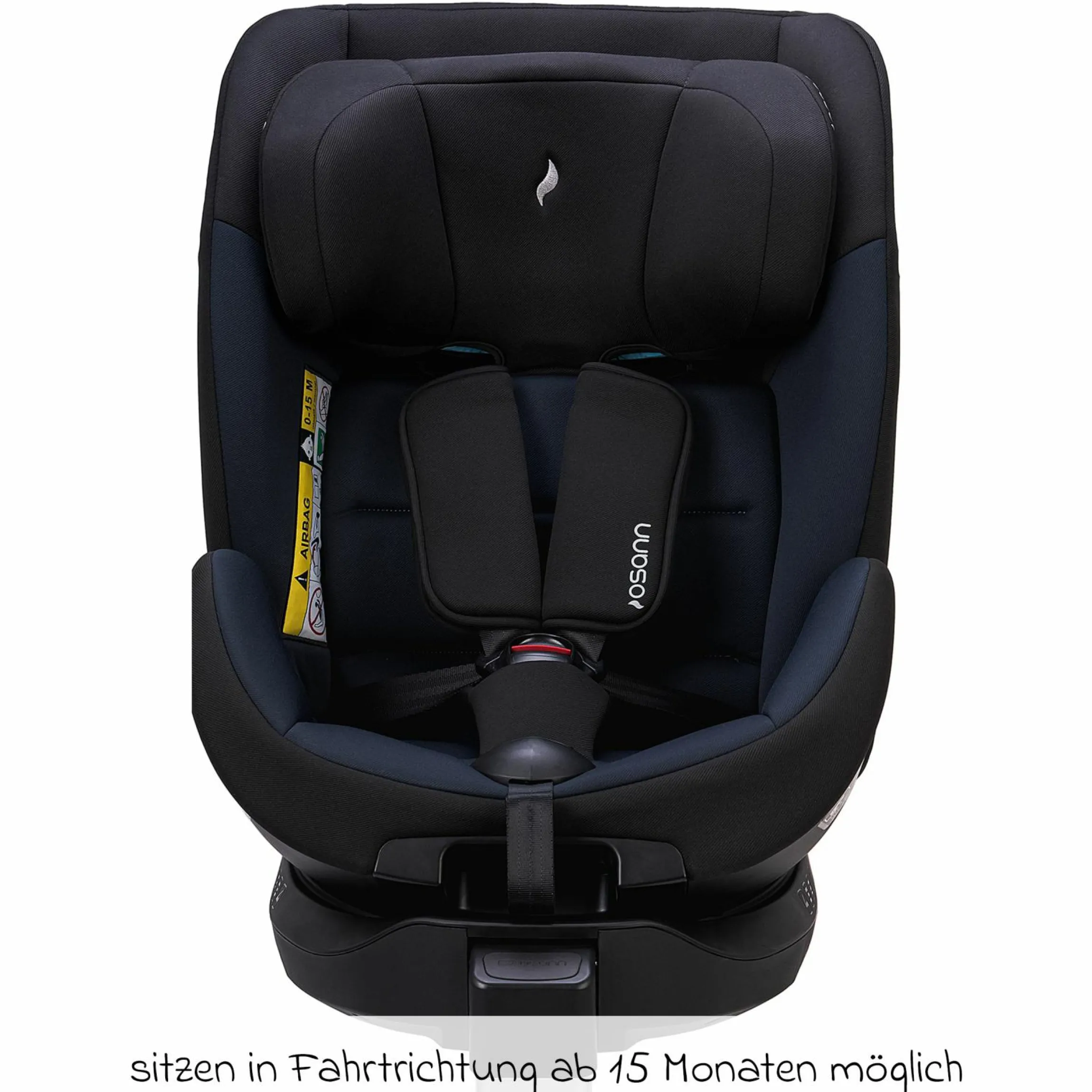Reboarder-Kindersitz Hero 360 SL ab Geburt - 4 Jahre (40 cm -105 cm) drehbar inkl. Isofix-Basis - Twill Navy - Kollektion 2025