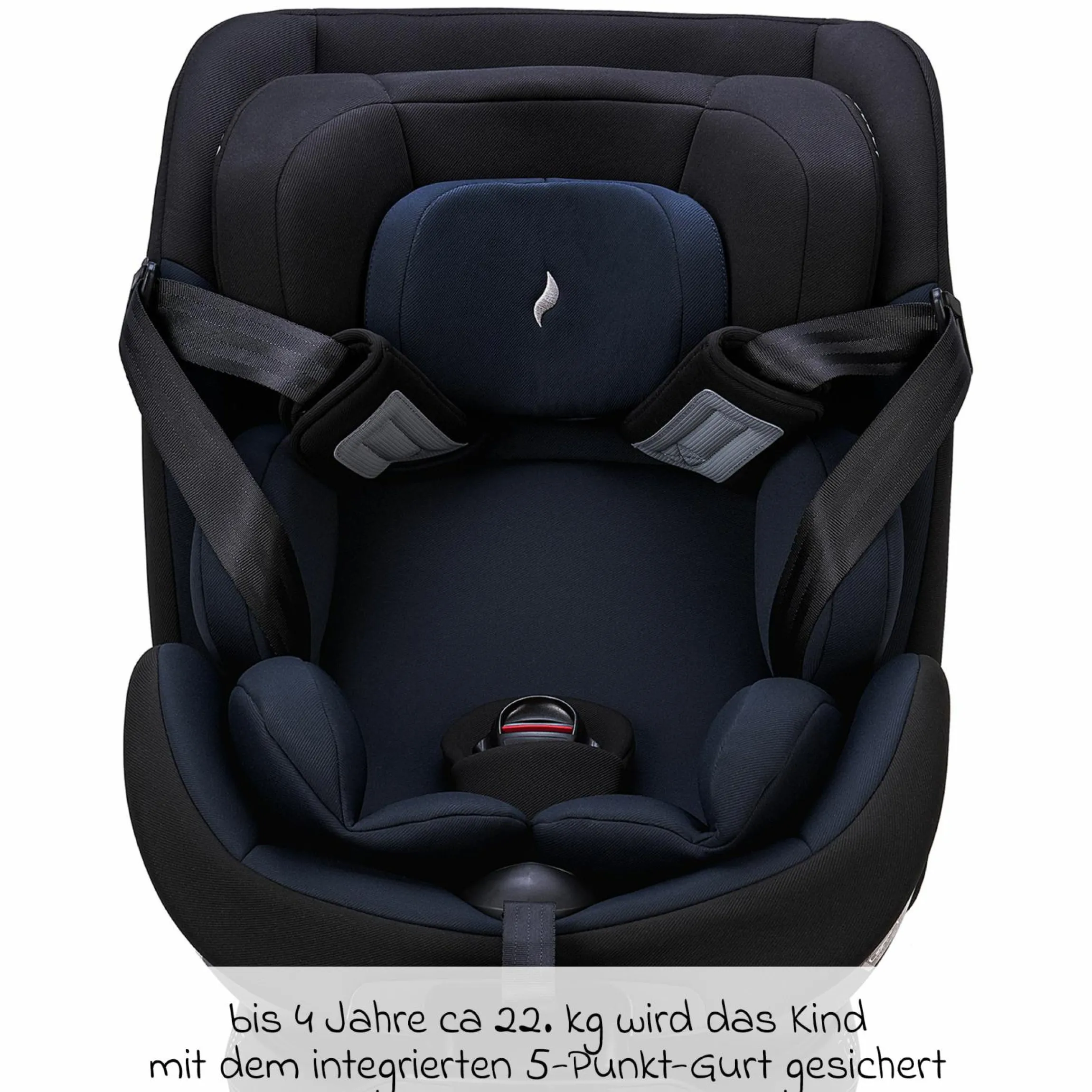 Reboarder-Kindersitz Hero 360 SL ab Geburt - 4 Jahre (40 cm -105 cm) drehbar inkl. Isofix-Basis - Twill Navy - Kollektion 2025